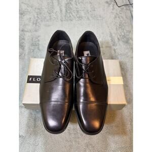 Florsheim Imperial Osgood Black Leather Cap Toe Oxford Men's Dress Shoes 9.5 D